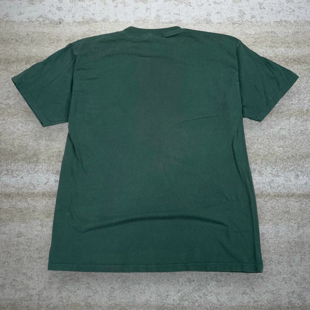 Vintage 90s Green Bay Packers Shirt Mens XL Forest Green Cotton Super Bowl - Picture 2 of 4